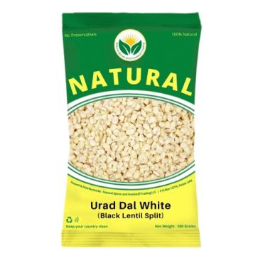 Natural Spices Urad Dal White 1Kg (Split)